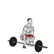 Miniatura de Peso muerto lateral unilateral con barra