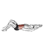 Miniatura de Abdominal con manos por encima de la cabeza