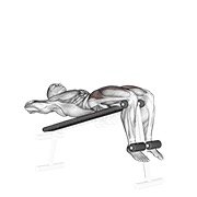 Miniatura de Abdominal declinado tipo sit-up