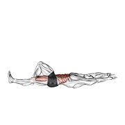Miniatura de Abdominal con piernas flexionadas y brazos rectos