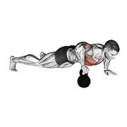 Miniatura de Flexión pliométrica con pesa rusa