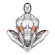 Miniatura de Postura de mariposa de yoga