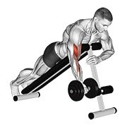 Miniatura de Curl prono unilateral con mancuerna