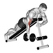 Miniatura de Curl martillo prono unilateral con mancuerna