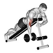 Miniatura de Curl spider inverso unilateral con mancuerna